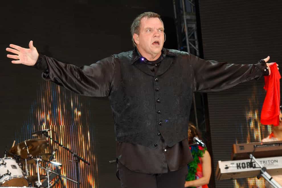 Meat Loaf performing on stage at the Capital Radio Party in the Park, in Hyde Park, London. The concert is being held in aid of The Prince’s Trust. 18/11/03: Meat Loaf performing on stage in Hyde Park, London. It has been announced chart star Meat Loaf has been shelved tonight after the singer was admitted to hospital. The Bat Out Of Hell singer collapsed on stage at a sell-out concert last night at London’s Wembley Arena, forcing a second show at the venue to be postponed.