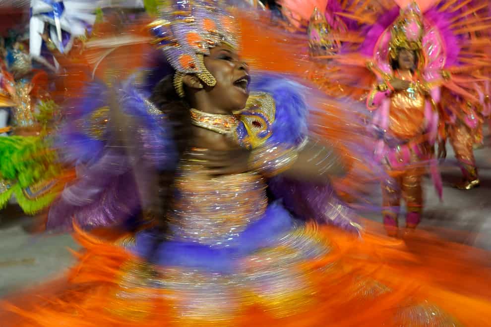 The 2022 Carnival festivities in Rio will be held in late April rather than the final weekend of February (Leo Correa/AP)
