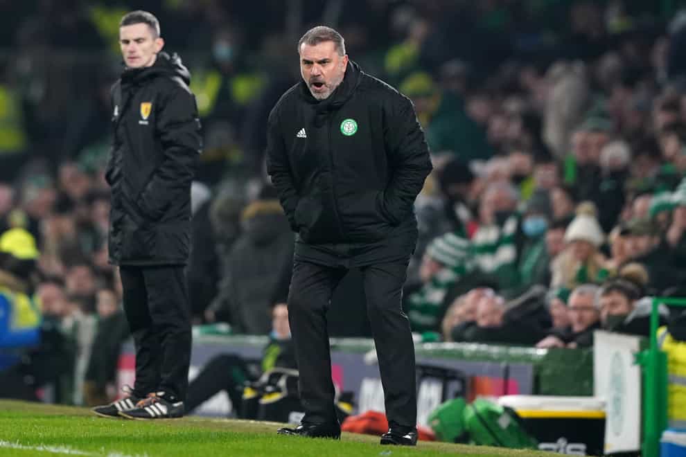 Celtic manager Ange Postecoglou bemoans Callum McGregor injury (Andrew Milligan/PA)