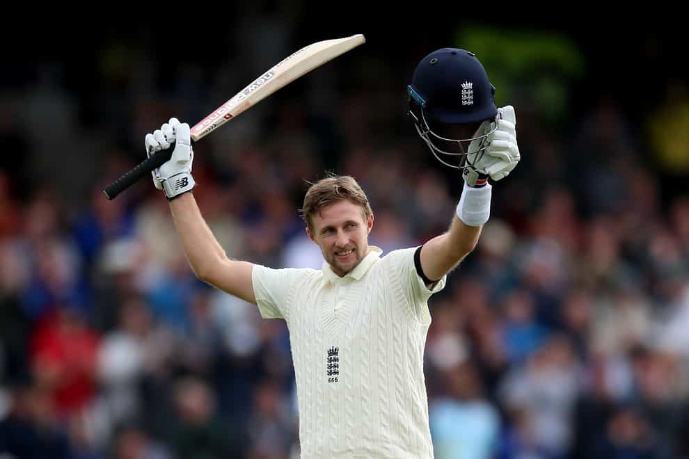 Joe Root celebrates his century against India at Headingley in August (Nigel French/PA)