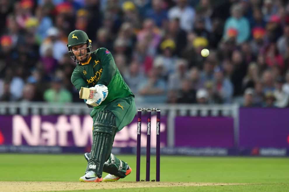 Brendan Taylor, pictured playing for Nottinghamshire, says the ICC has imposed a multi-year ban on him