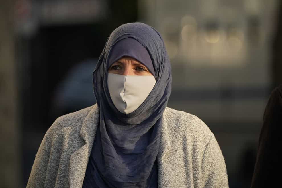 Lisa Smith, accused of terrorism offences, arrives at the Special Criminal Court in Dublin. The former member of the Defence Forces is seeking to have charges of being a member of so-called Islamic State (IS) and financing terrorism dropped. Picture date: Monday January 24, 2022.