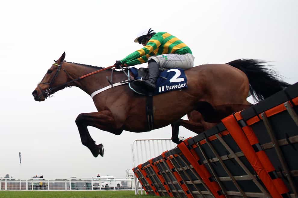 File photo dated 18-12-2021 of Champ ridden by Jonjo O’Neill Jr. Champ appears likely to stick to hurdles for the foreseeable future with Nicky Henderson confirming an outing in the Welsh Marches Stallions At Chapel Stud Cleeve Hurdle at Cheltenham as his next target. Issue date: Wednesday January 19, 2022.