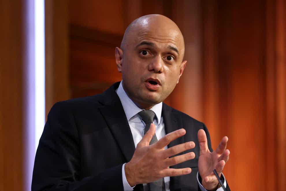 Health Secretary Sajid Javid has urged people to sign up to a trial assessing antiviral drugs for NHS use (PA)