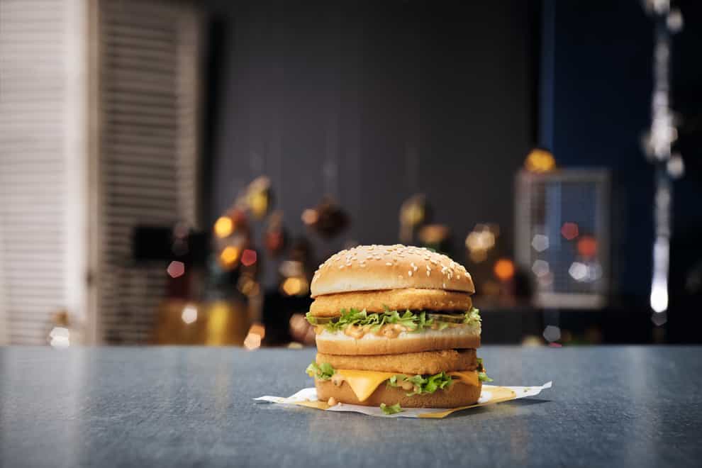 The new Chicken Big Mac (McDonald’s/PA)