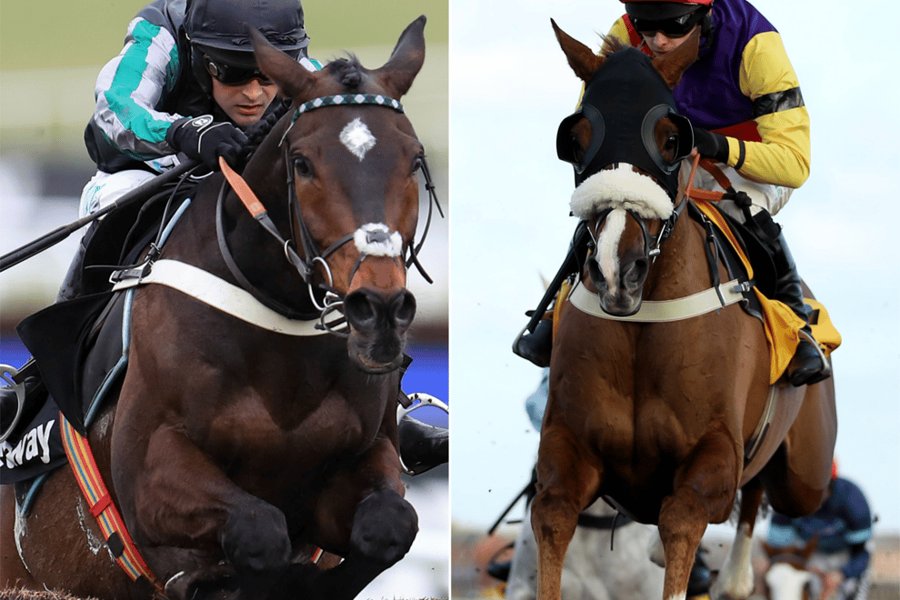 Altior (left) and Native River will parade at Newbury on Super Saturday (Mike Egerton/Steven Paston/PA)