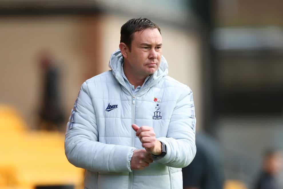 Derek Adams cherished the three points earned at Walsall on Tuesday (Isaac Parkin/PA)