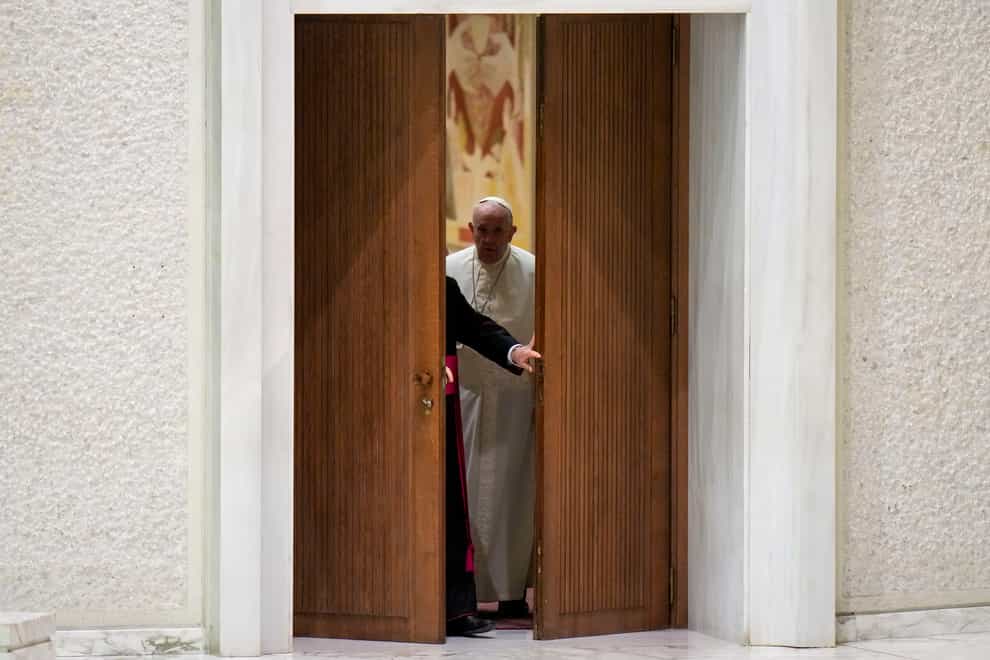 Pope Francis arrives to attend his weekly general audience (Alessandra Tarantino/AP)