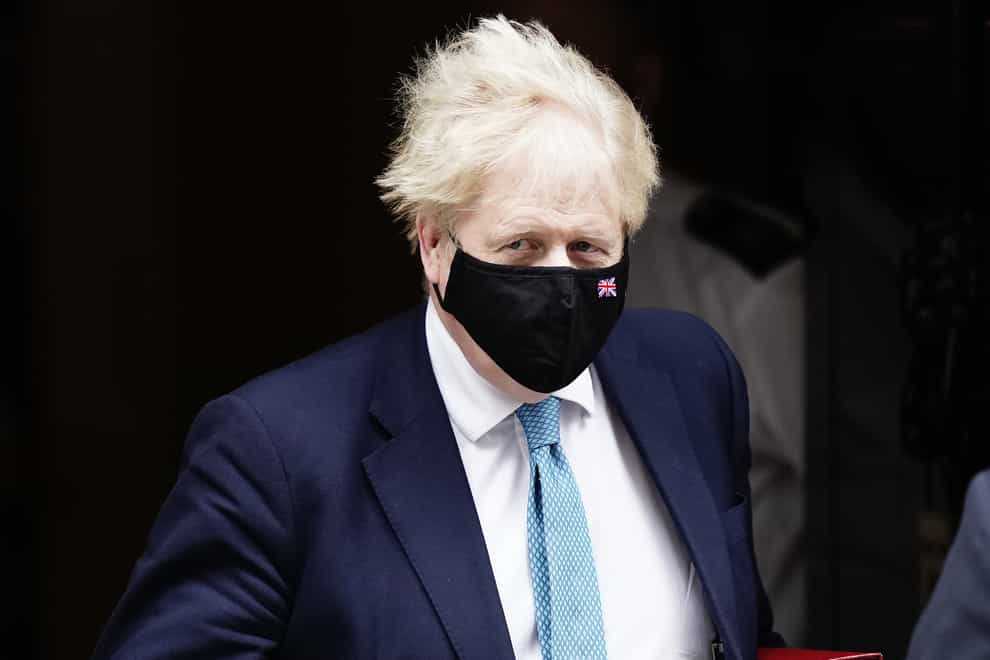 Boris Johnson has said he is getting on with the job (Aaron Chown/PA)