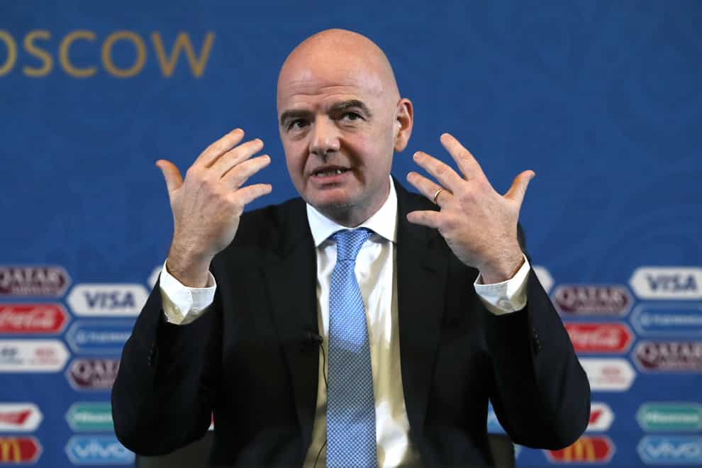 FIFA president Gianni Infantino’s remarks about African migrants are “completely unacceptable” according to Kick It Out chief executive Tony Burnett (Nick Potts/PA)