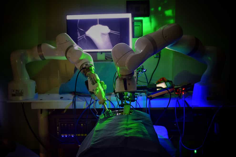 The Star robot has performed keyhole surgery without human help (Johns Hopkins University/PA)