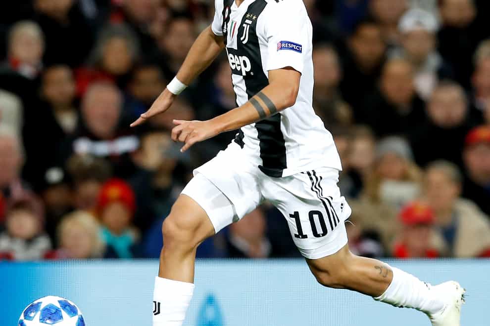 Juventus’ Paulo Dybala is wanted by Liverpool (Martin Rickett/PA)