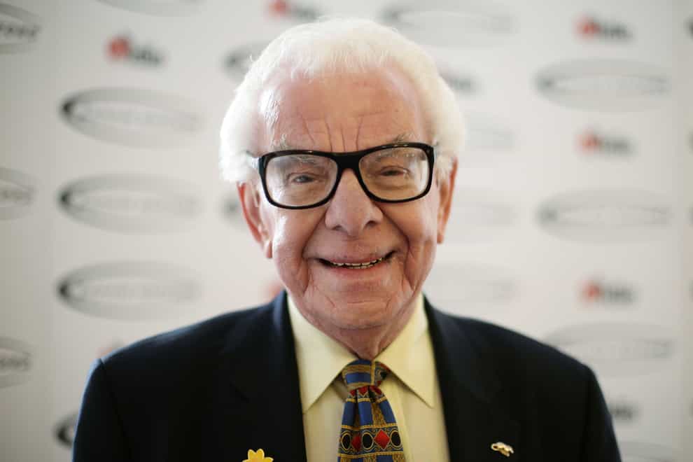 Barry Cryer arriving for the Oldie of the Year awards (Yui Mok/PA)