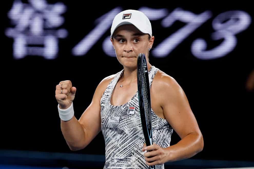Ashleigh Barty continued her stellar form in Melbourne (Hamish Blair/AP)