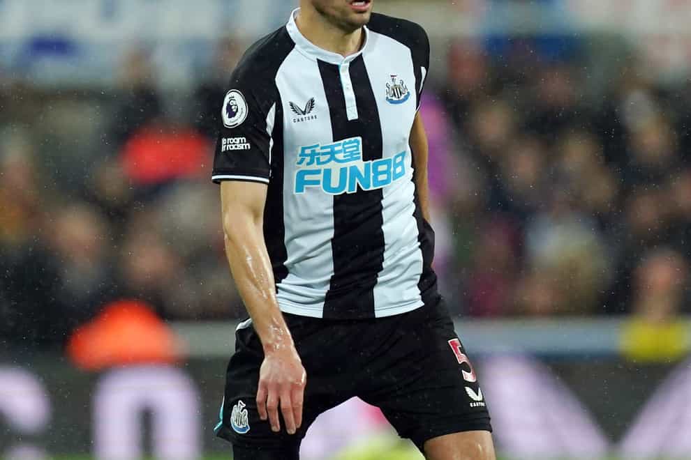 Newcastle defender Fabian Schar is positive about the club’s Premier League survival chances (Mike Egerton/PA)