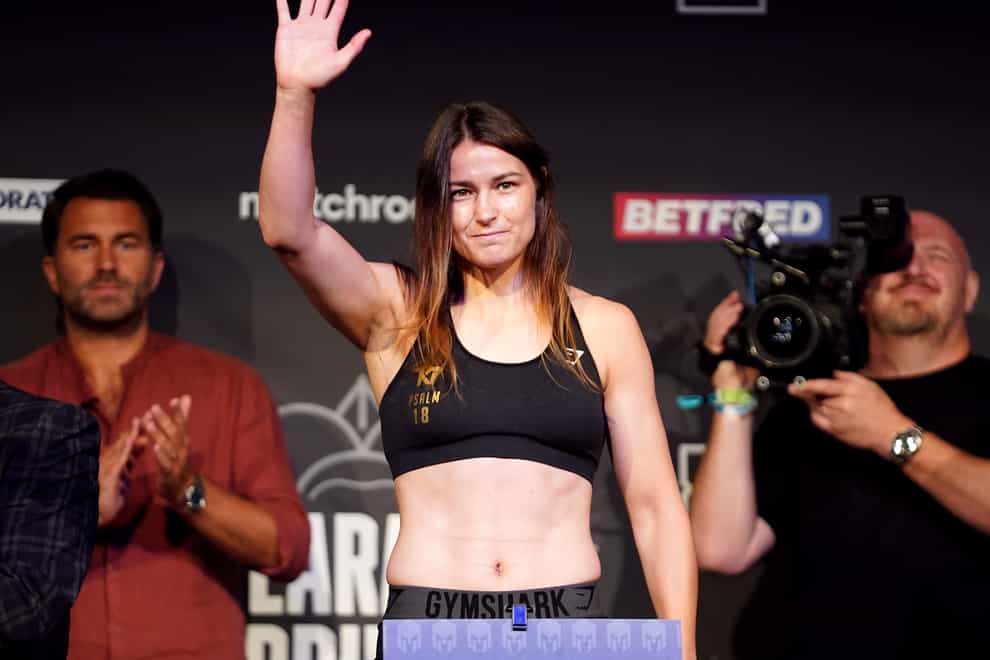 Katie Taylor will headline at Madison Square Gardens in April (Zac Goodwin/PA)