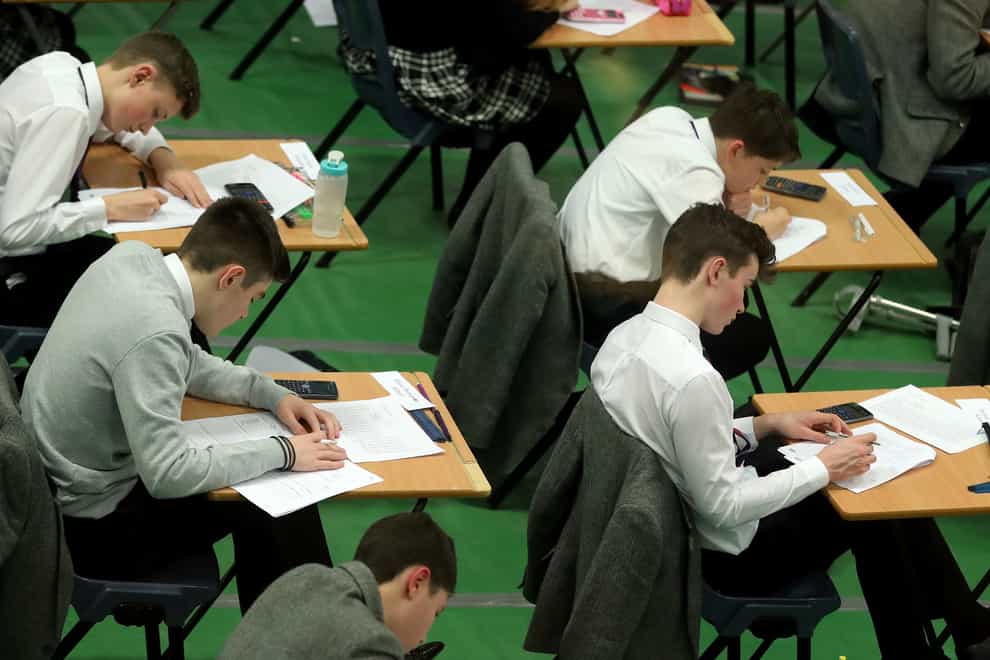 Pupils will be given advance notice of exam content to help with revision (Gareth Fuller/PA)
