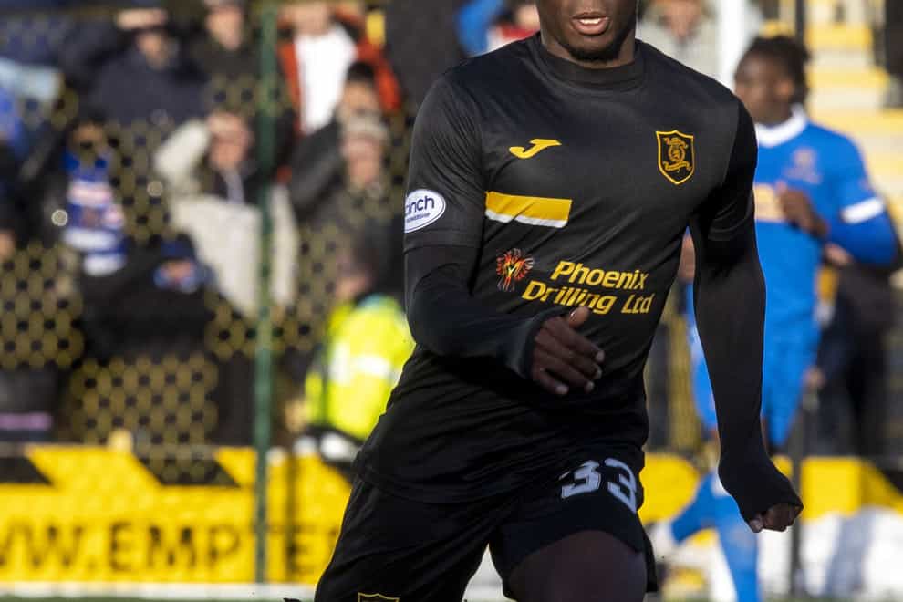 Livingston’s Stephane Omeonga is looking forward to an Easter Road return (Jeff Holmes/PA)