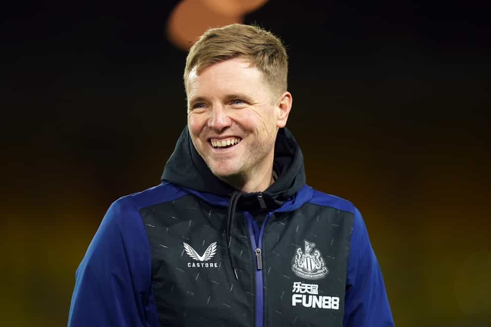Eddie Howe said Newcastle were “close” to their third signing of the January window (Mike Egerton/PA)