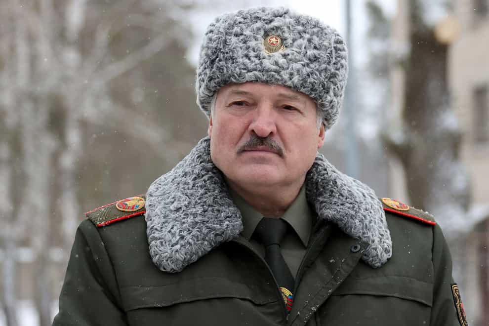 Belarusian President Alexander Lukashenko (Sergey Shelega/BelTA Pool Photo via AP)