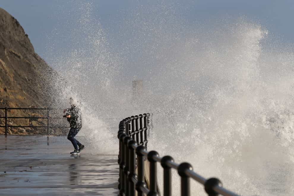 Storm Malik is set to bring very strong winds and large waves to northern areas of the UK on Saturday (Gareth Fuller/PA)