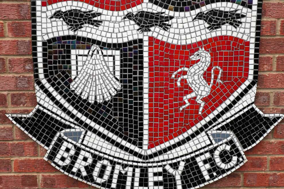 Bromley sit just a point off the top (Andrew Matthews/PA)