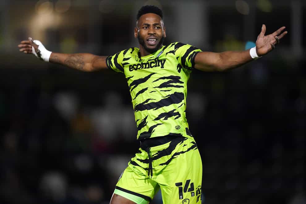 Jamille Matt was on target for Forest Green (Mike Egerton/PA)