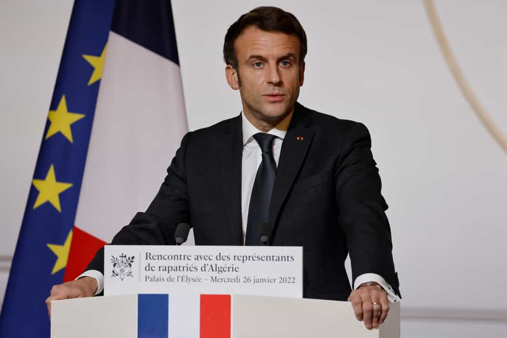 President Emmanuel Macron has called for the ‘immediate release’ of a French-Iranian researcher imprisoned in Iran (Ludovic Marin/AP)