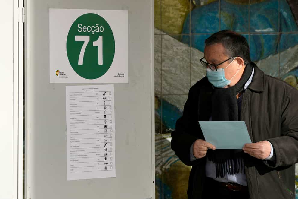 Portuguese voters are going to the polls two years earlier than scheduled after a political crisis over a blocked spending Bill brought down the country’s minority Socialist government and triggered a snap election (Armando Franca/AP)
