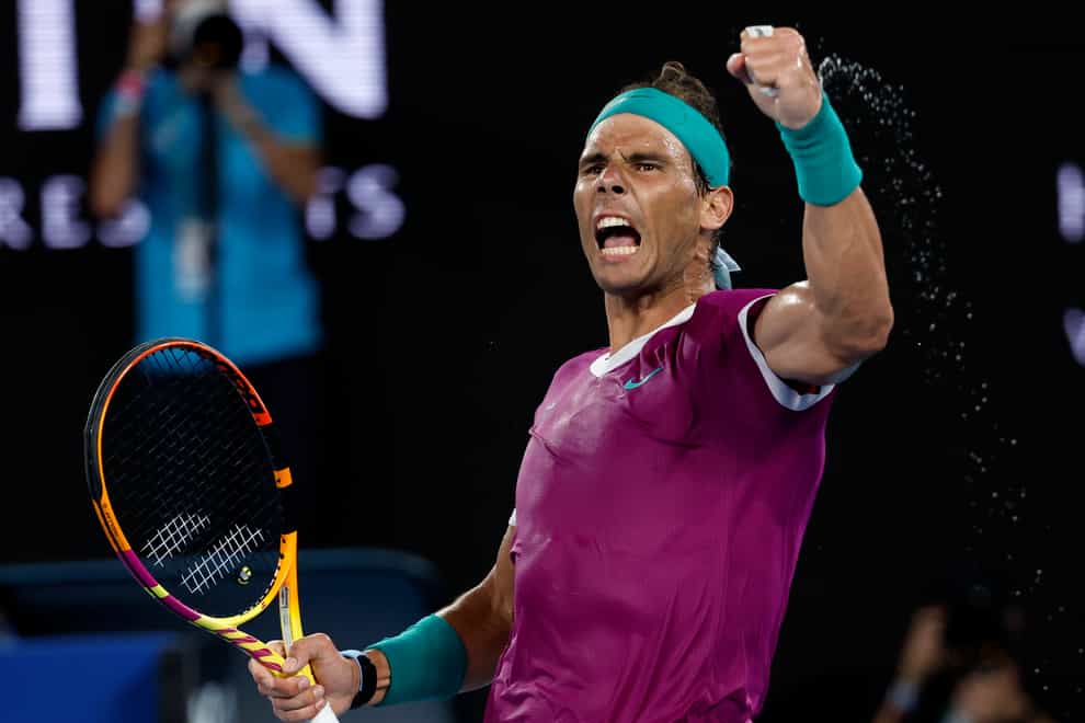 Rafael Nadal won a historic 21st grand slam singles title (Hamish Blair/AP)