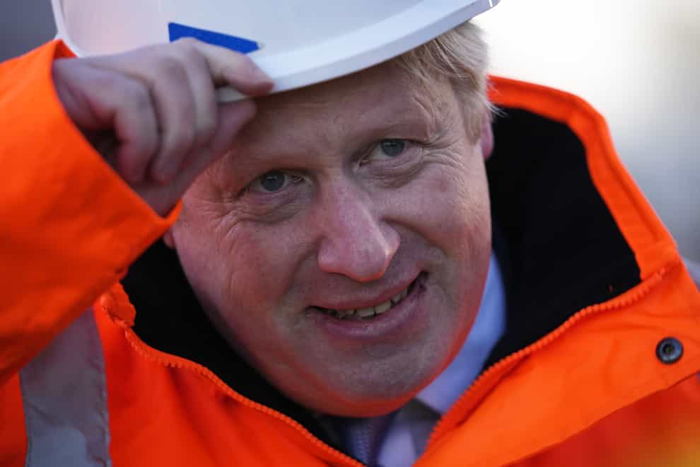 Prime Minister Boris Johnson visits the Tilbury Docks in Essex (Matt Dunham/PA)