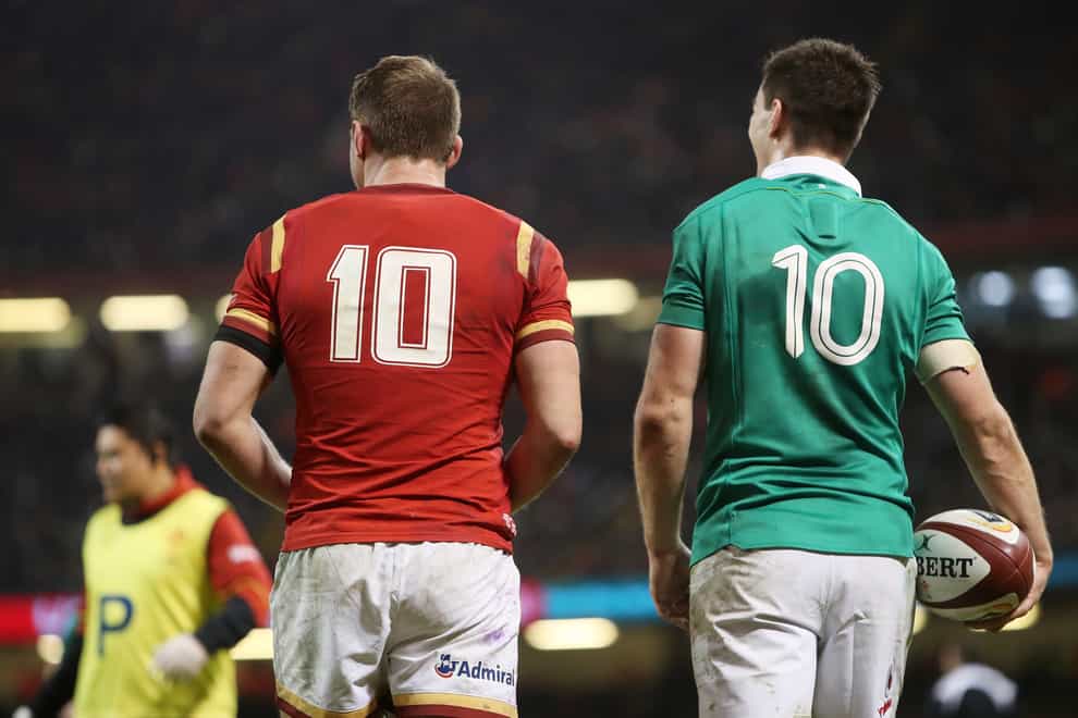 Fly-half rivals Dan Biggar and Johnny Sexton are key to Wales’ and Ireland’s Six Nations hopes (David Davies/PA)