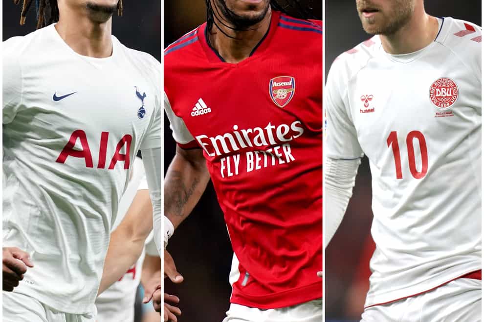 Dele Alli, Pierre-Emerick Aubameyang and Christian Eriksen were all part of a busy January deadline day. (Nick Potts/PA/Adam Davy PA/Mike Egerton/PA)