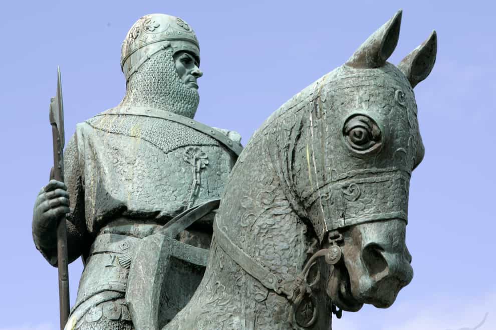 Robert the Bruce’s victory at the Battle of Bannockburn freed Scotland from English rule (Andrew Milligan/PA)