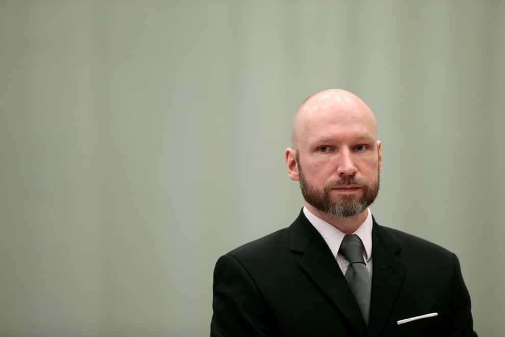 Anders Breivik (Lise Aaserud/NTB Scanpix via AP, File)