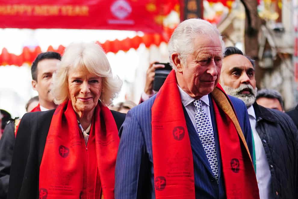 The Prince of Wales and Duchess of Cornwall (Victoria Jones/PA)