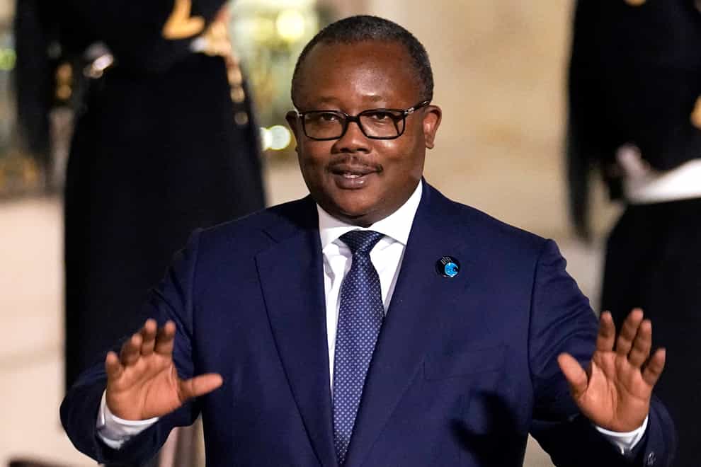President of Guinea-Bissau Umaro Cissoko Embalo (Michel Euler/AP)