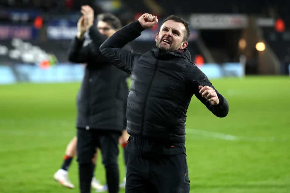Nathan Jones’ second-half substitutions paid off (Bradley Collyer/PA)