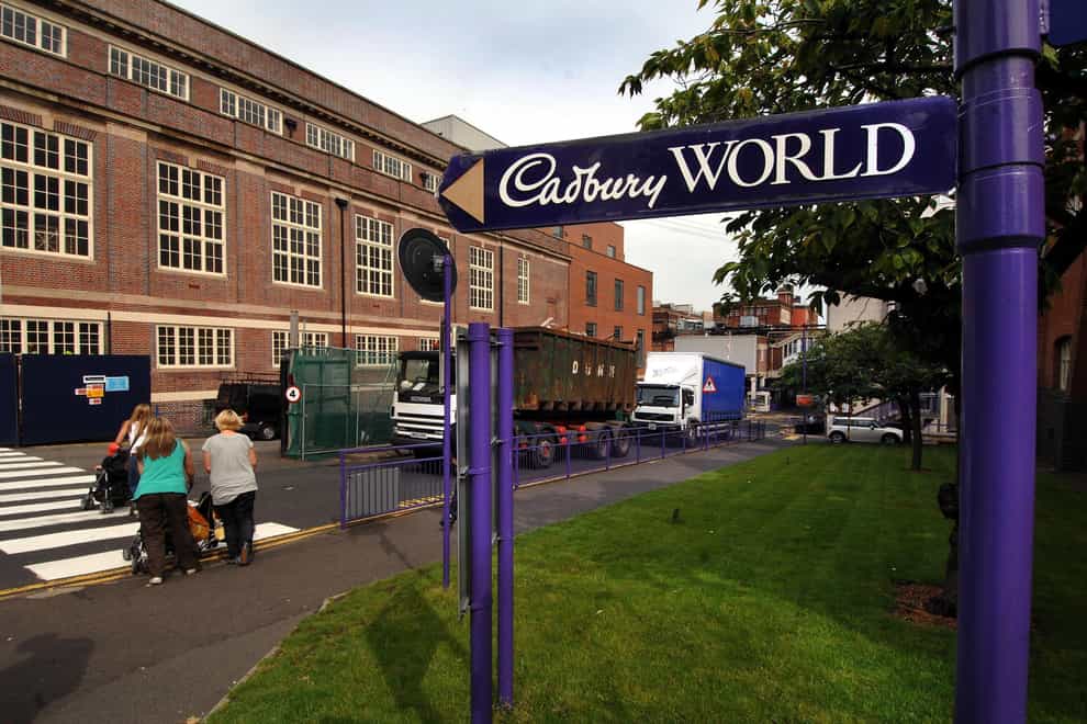 Cadbury World in Bourneville, Birmingham (David Jones/PA)