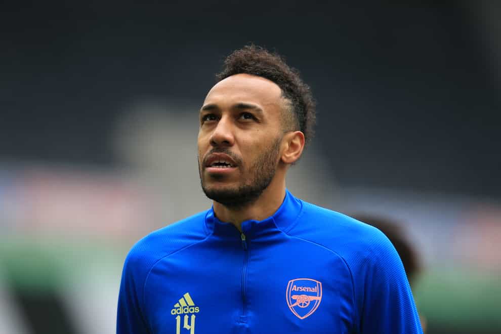 Pierre-Emerick Aubameyang says he is ‘proud and happy’ to join Barcelona (Lindsey Parnaby/PA Images).