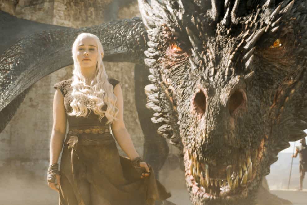Emilia Clarke as Daenerys in Game of Thrones (HBO/PA)