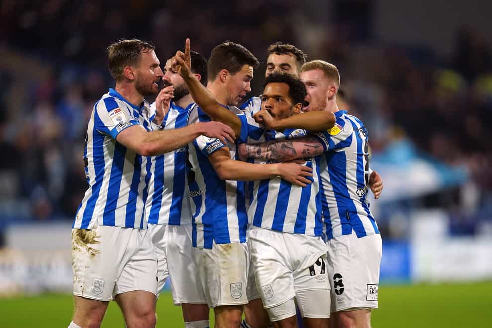 Huddersfield finally broke down Derby (Martin Rickett/PA)