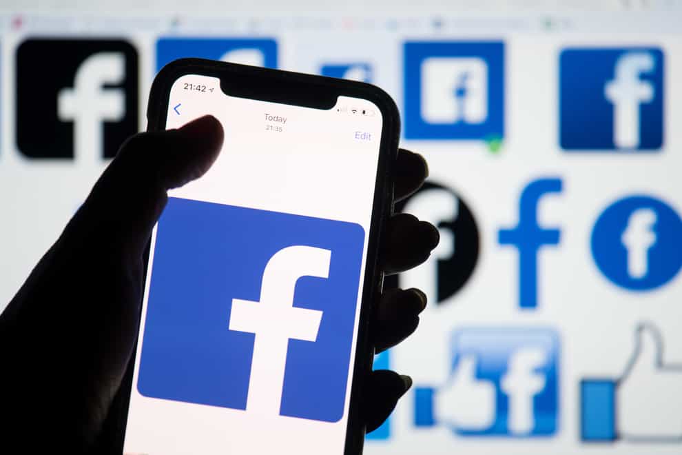 Facebook has reported a fall in daily active users for the first time in its history amid growing competition from social media apps like TikTok (Dominic Lipinski/PA)