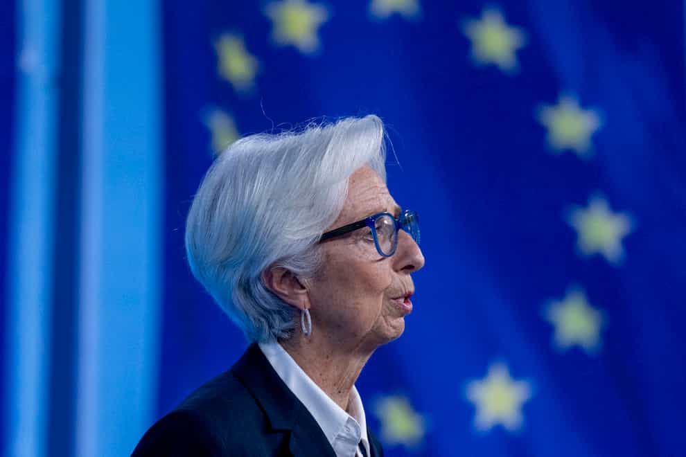 President of European Central Bank, Christine Lagarde (Michael Probst/AP)