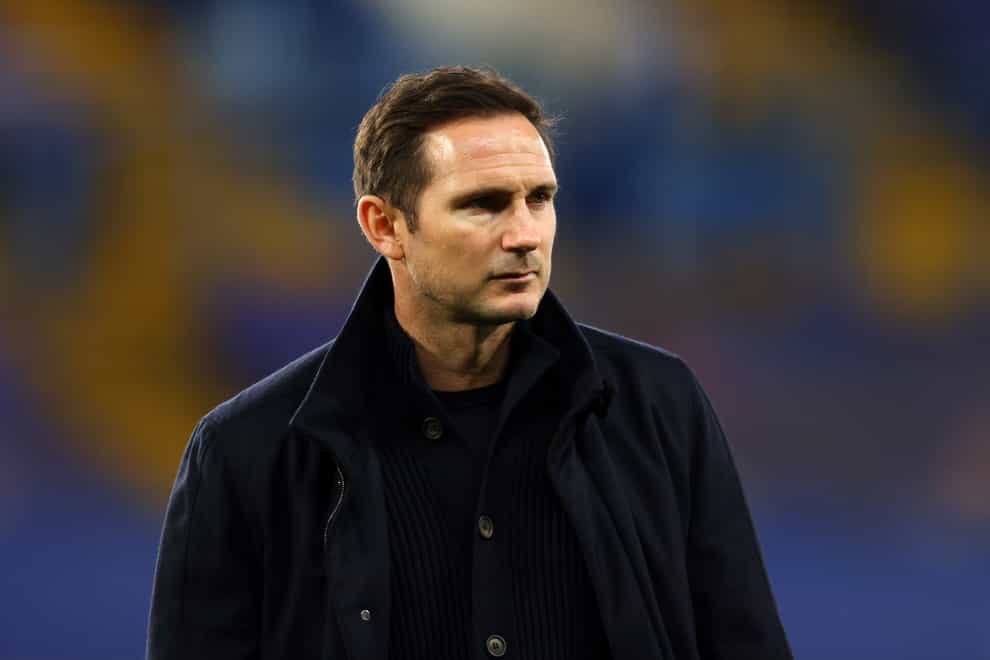 Frank Lampard is ready for the challenge facing him at Everton (Richard Heathcote/PA)