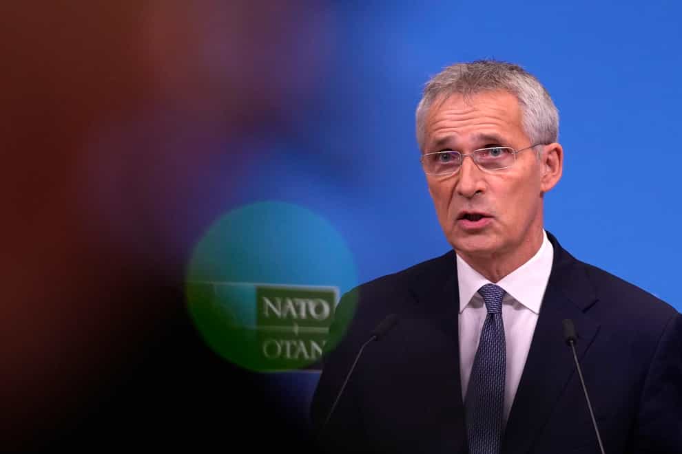 Nato Secretary General Jens Stoltenberg (Virginia Mayo/AP)