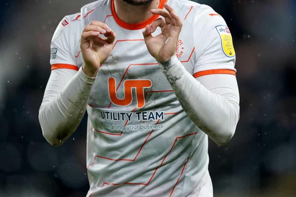 Blackpool’s Luke Garbutt is set for a spell on the sidelines (Mike Egerton/PA)