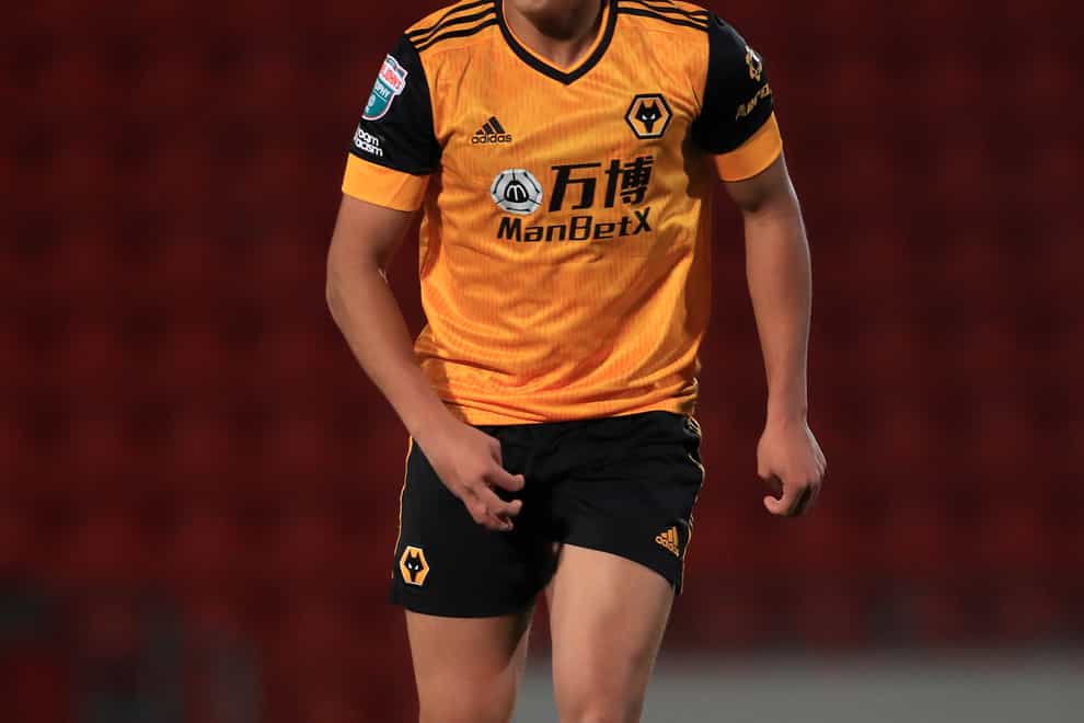 Harrogate defender Lewis Richards, on loan from Wolves, faces a late fitness test (Mike Egerton/PA)