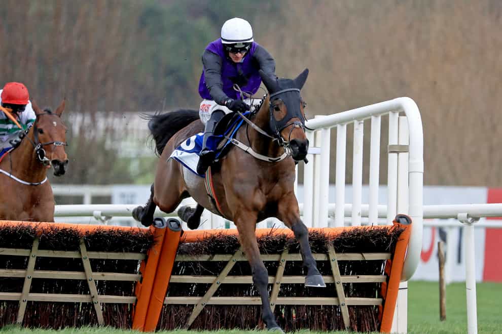 Minella Cocooner ridden by Danny Mullins clears the last to win the first race during day one of the Dublin Racing Festival at Leopardstown Racecourse in Dublin, Ireland. Picture date: Saturday February 5, 2022.