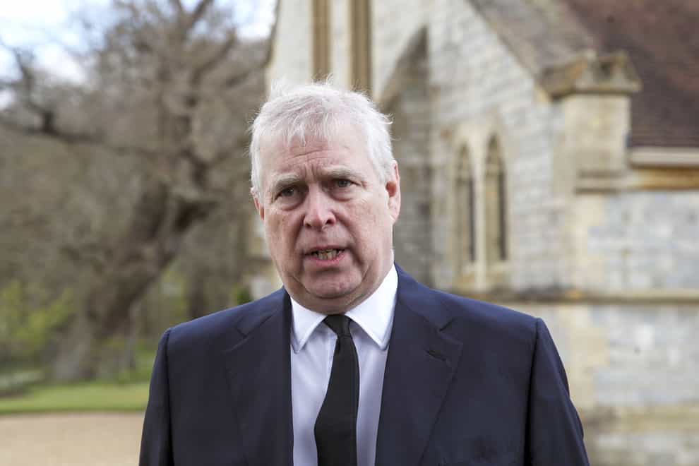 The Duke of York is due to face an interview under oath as part of the civil sex assault case against him (Steve Parsons/PA)